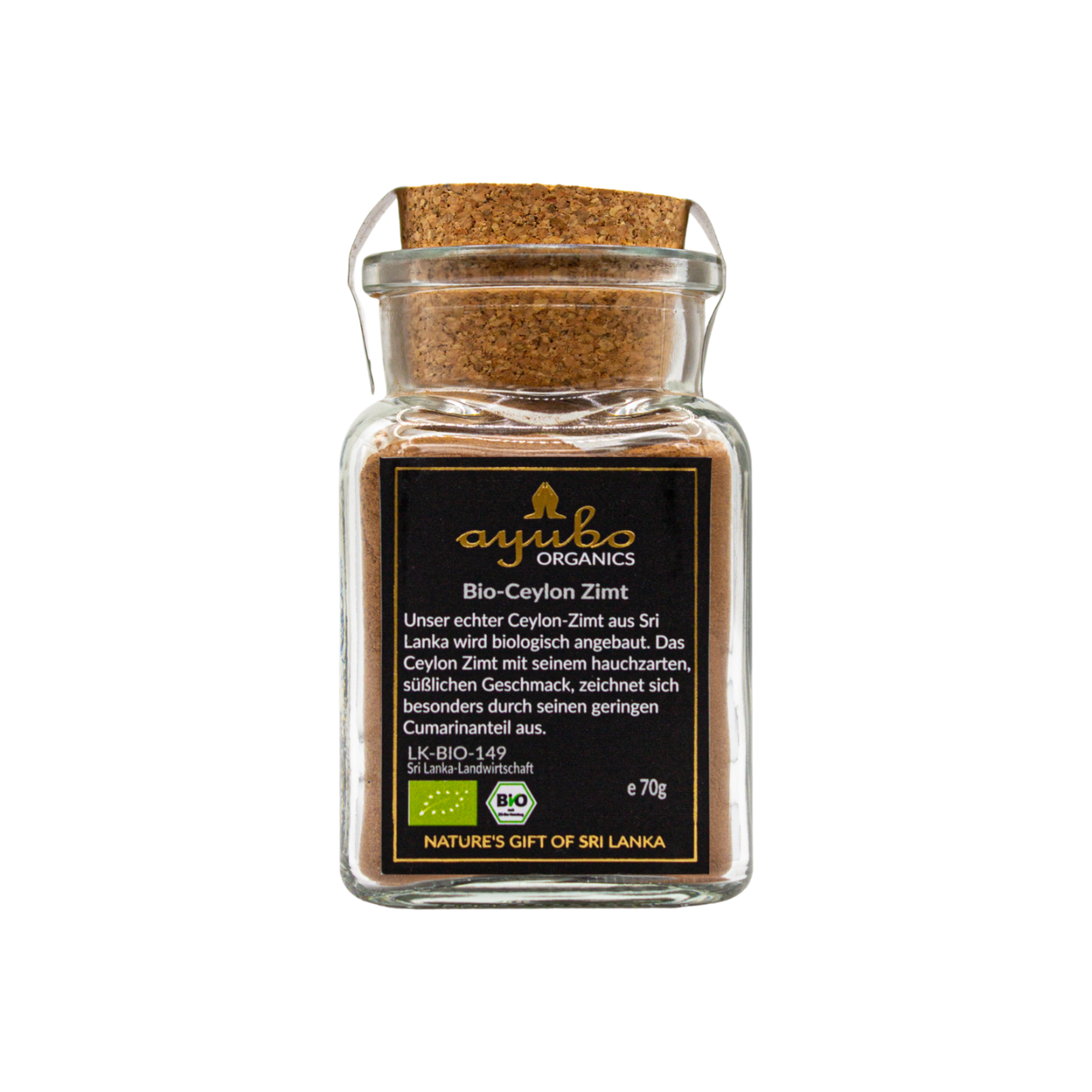 Bio Ceylon Zimt 70g
