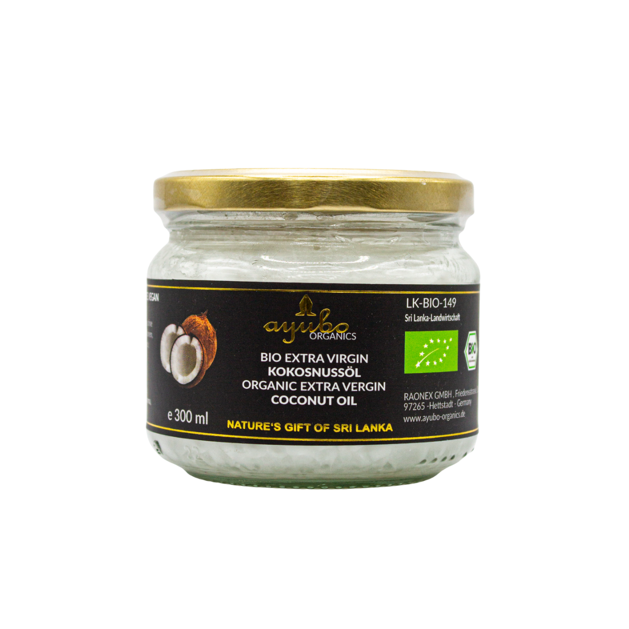 Bio Extra Virgin Kokosöl  300ml