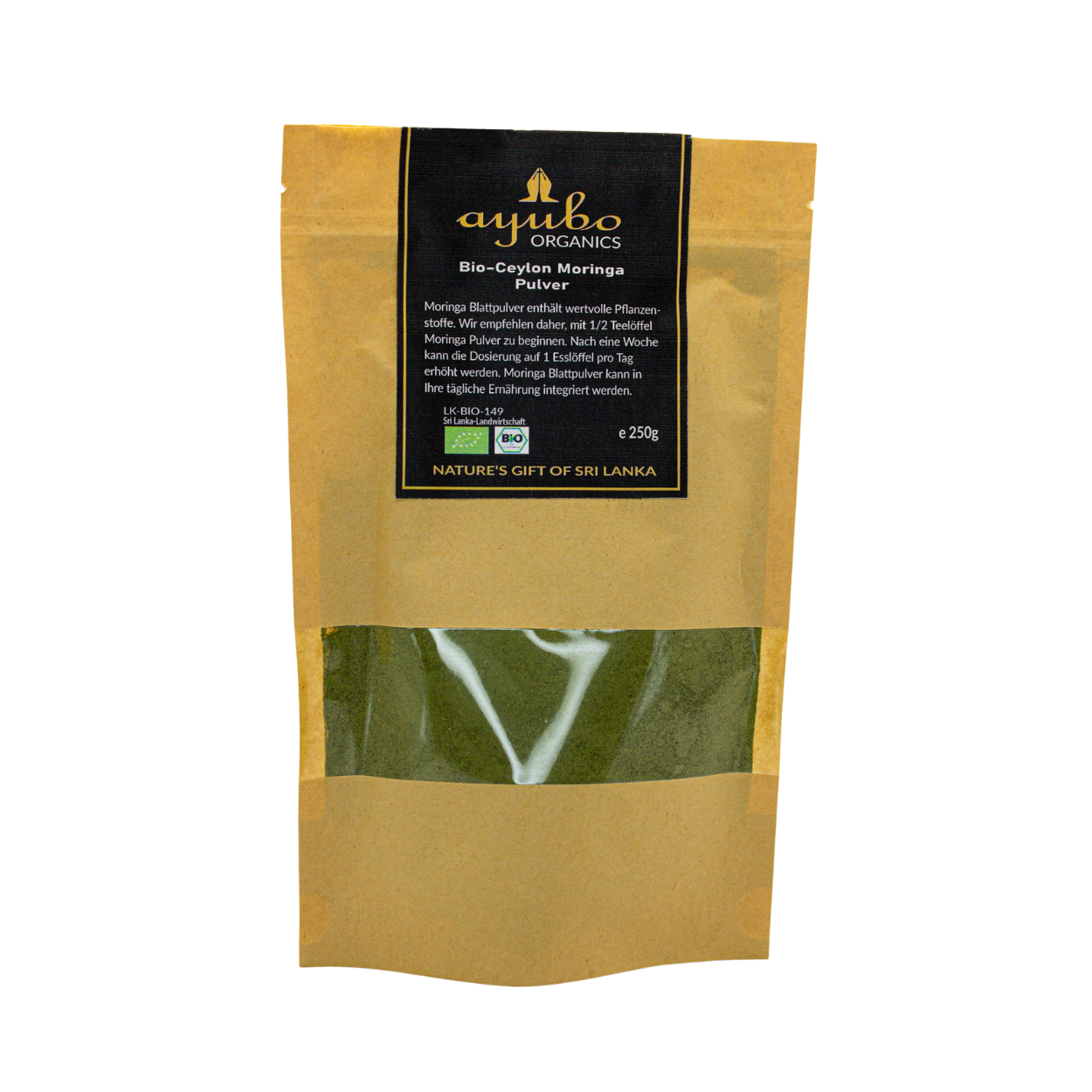 Bio Moringa Pulver – 250 g