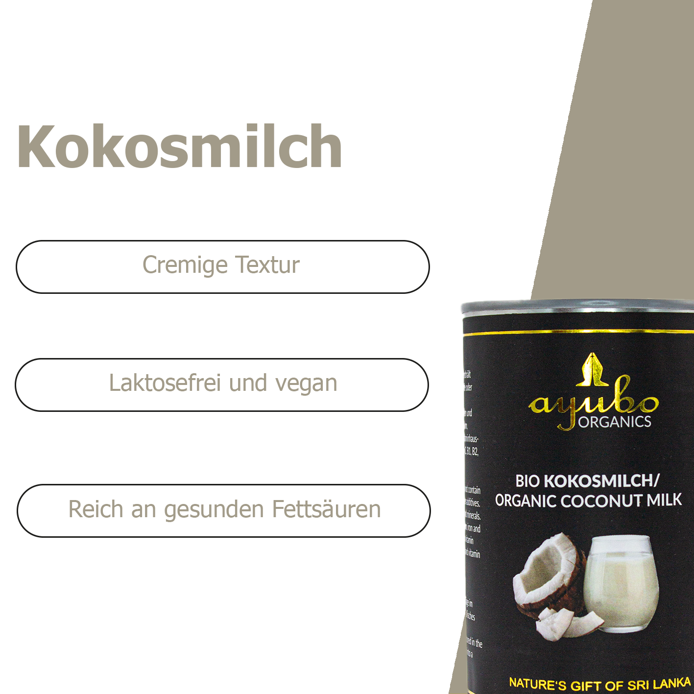 Kokosmilch 17% Fett