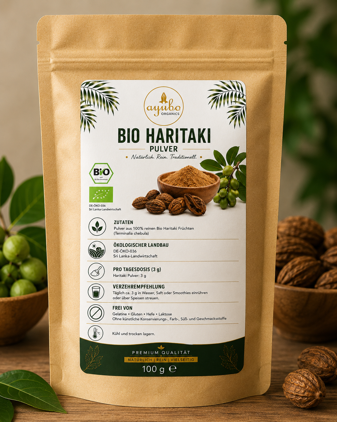 Bio Haritaki Pulver